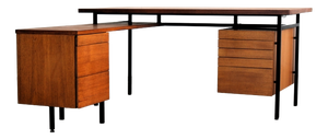 Vintage Teak Executive Desk from Knoll, 1960s