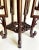 Asian Rosewood Hongmu Dragon Glass Side Table For Sale - Image 4 of 13