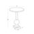 2020s Stowe Acrylic Accent Table, Clear For Sale - Image 5 of 6