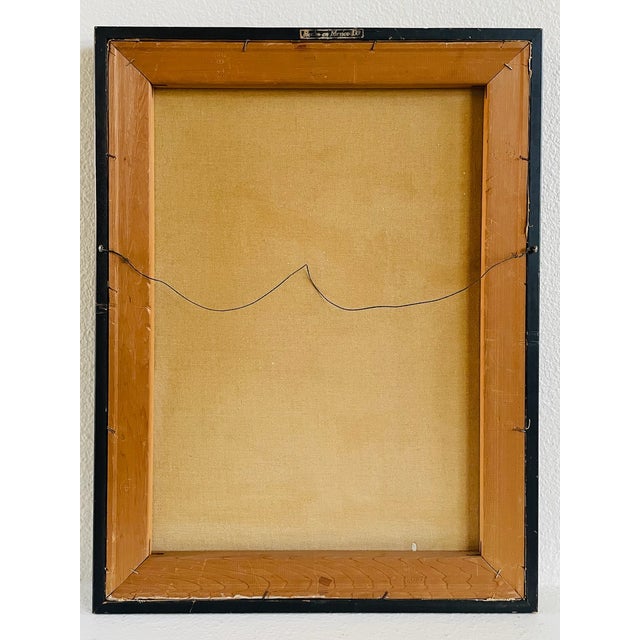 Native Dance Oil on Canvas Signed Catlin 72 For Sale - Image 4 of 8