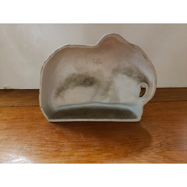 Vintage Cast Iron Elephant Door Stop For Sale - Image 4 of 7