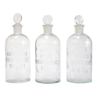 Vintage Wheaton Apothecary Chemistry Bottles For Sale