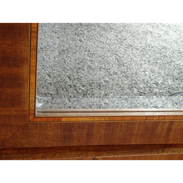 Louis XVI Wardrobe in Marquetry and Bronze, 1920s For Sale - Image 16 of 18