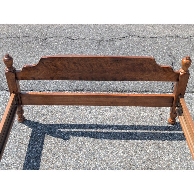 Pair of 1960s Ethan Allen Solid Baumritter Maple Twin Size Bedframes For Sale - Image 11 of 15
