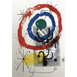 Joan Miro Original Lithograph Dm05151 Derriere Le Miroir 1965 For Sale