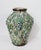 Vintage French Country Majolica-Style Grape Vine Pottery Vase For Sale - Image 4 of 12