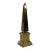 Vintage Large 20th Century Brass Obelisk For Sale