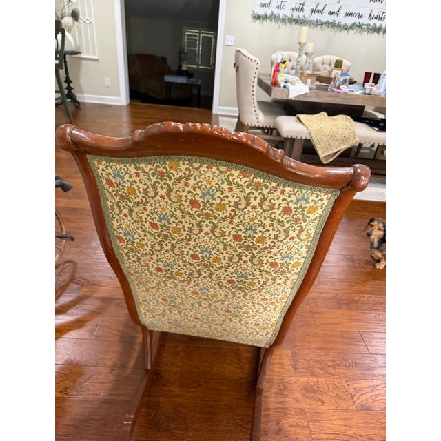 1970s Mid Century Gooseneck Rocker For Sale - Image 5 of 12