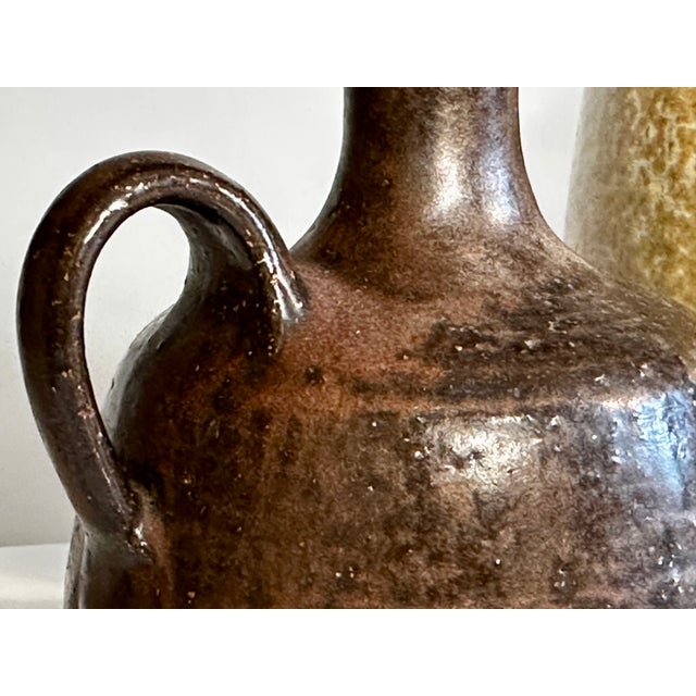 Hand-Thrown Studio Ceramic Vases by Rudi Stahl, Germany, 1970s, Set of 2 For Sale - Image 10 of 15