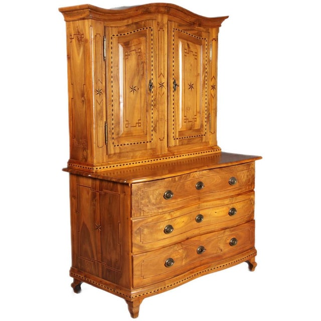 Age and Origin: The cabinet probably dates from around 1790 and is likely from southern Germany. Dimensions: Height...