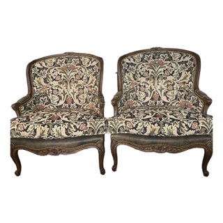 Mid 20th Century Louis XV Style Century Furniture North Carolina Set of Two Chairs For Sale