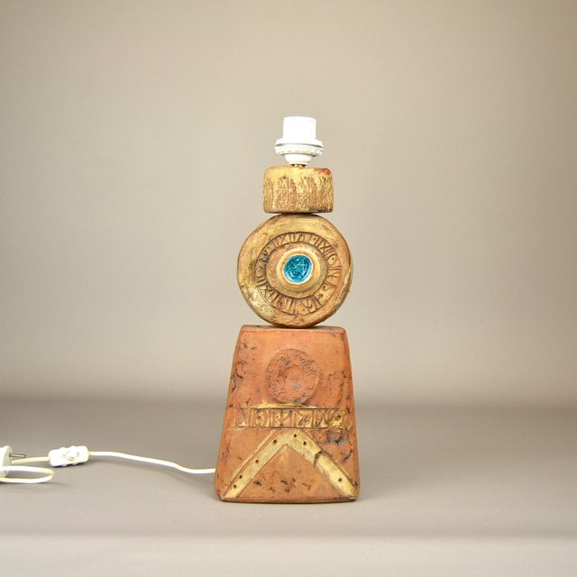 Ceramic Table Lamp by Bernarde Rooke for Kor, England, 1960s For Sale - Image 6 of 10