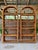Pair of Vintage Organic Modern Restored Rattan Etagere Shelves With Braided Arch Detail – Made in Hong Kong For Sale - Image 12 of 12