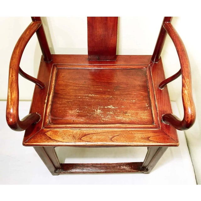 Antique Chinese Ming Arm Chairs, Circa 1800-1849 - A Pair For Sale In Dallas - Image 6 of 11