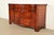 English Century Furniture Georgian Carved Flame Mahogany Serpentine Front Ten-Drawer Dresser or Chest of Drawers | Circa 1950s For Sale - Image 3 of 13