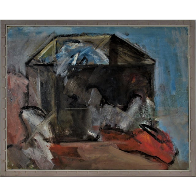 Blue Eugene Pizzuto, Transformed box #2, 1963-64 For Sale - Image 8 of 8
