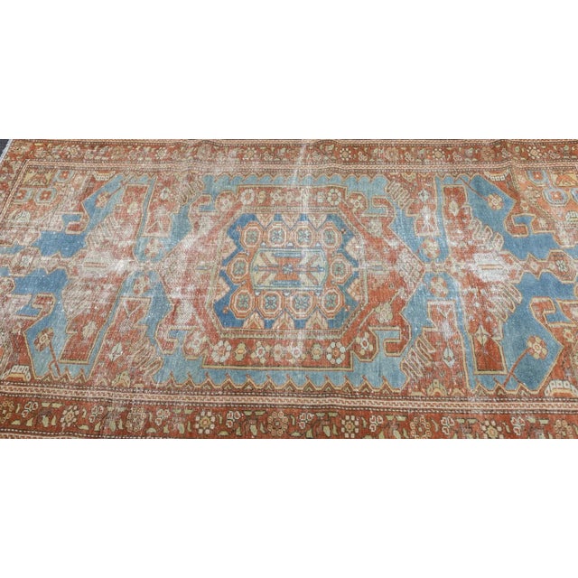 Red Malayer Rug 4'1'' X 6'5'' For Sale - Image 8 of 12