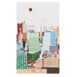 Mori Shizume - New York Skyline 2 Silkscreen