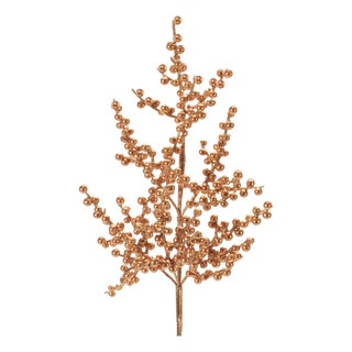 Metallic Berry Spray (Set of 4) For Sale
