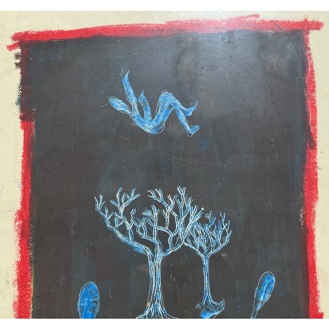 Italian Mixed Media "Senza Titolo" by Antonio Pieri 1997 For Sale In Miami - Image 6 of 7