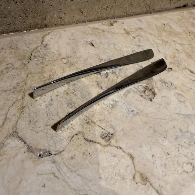 Metal Pair of Dansk Knives Modern Stainless Flatware Korea For Sale - Image 7 of 7