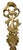 19th Century Antique Gilt Brass Ribbon & Music Wall Sconce For Sale - Image 5 of 11