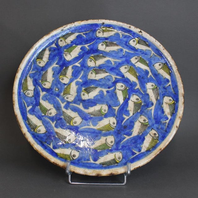 Hand-Painted Ceramic Plate from Shahidi For Sale - Image 17 of 17