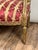 Antique Louis XVI Style Giltwood Settee in Silk Damask C. Late 19th Century For Sale - Image 9 of 10