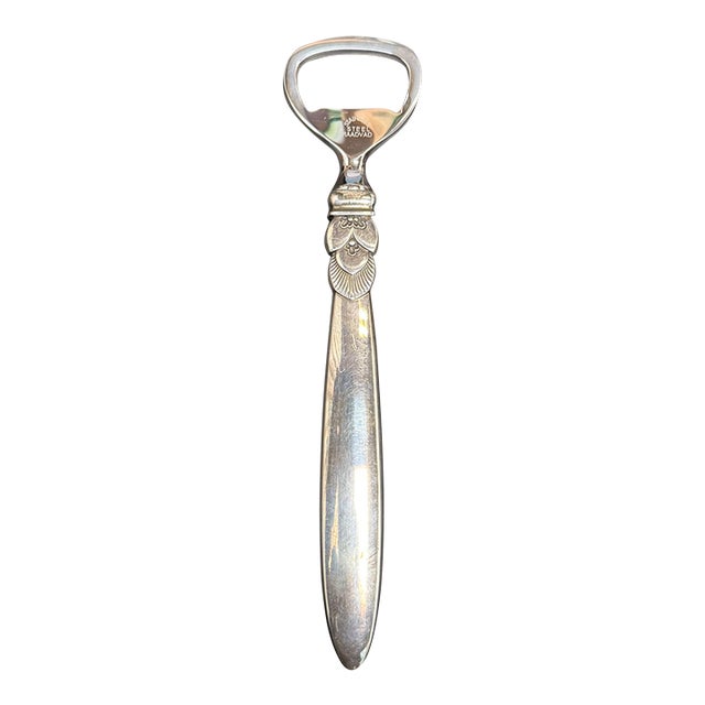 Georg Jensen Sterling Silver Cactus Bottle Opener Denmark For Sale