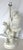 Fun tropical bird table lamp from the 1970's. The mid-century modern coastal piece depicts tropical birds, snails, and...
