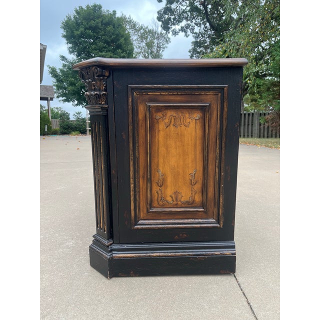 2000 - 2009 Hooker Furniture North Hampton Collection Ebonized Maple Lateral Filing Cabinet For Sale - Image 5 of 12