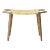 Tristan Natural Wood & Rattan Stool, Light Brown For Sale