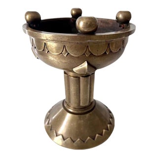 Solid Brass French Architectural Element or Planter Jardinières For Sale