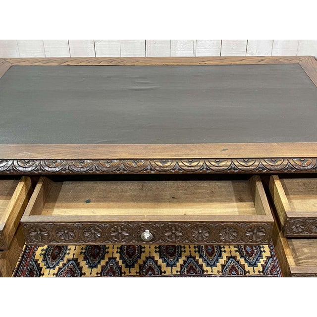 Early 20th Century Breton Chestnut Desk For Sale - Image 10 of 17