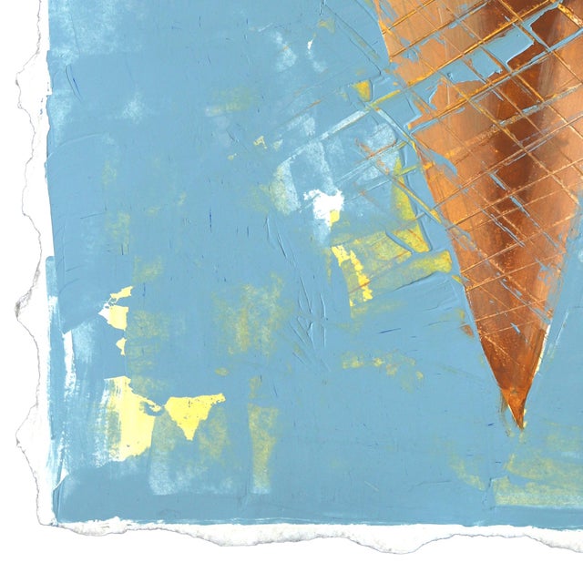 Soft Serve in a Waffle Cone - Fun Dessert Mixed Media Painting on Paper Original Artwork by Kellie Newsome For Sale - Image 4 of 6