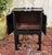 Black Small Painted Fir Wood Sideboard with Asian Decoration, 1950s For Sale - Image 8 of 16