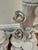 Mid 20th Century Italian Ceramic Faux Bamboo & Lotus Flower Table Lamps - A Pair For Sale - Image 12 of 17