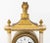 Louis XVI Gilt Bronze and Marble Mantel Clock, late 18th century, of architectural form, the pediment surmounted by an...
