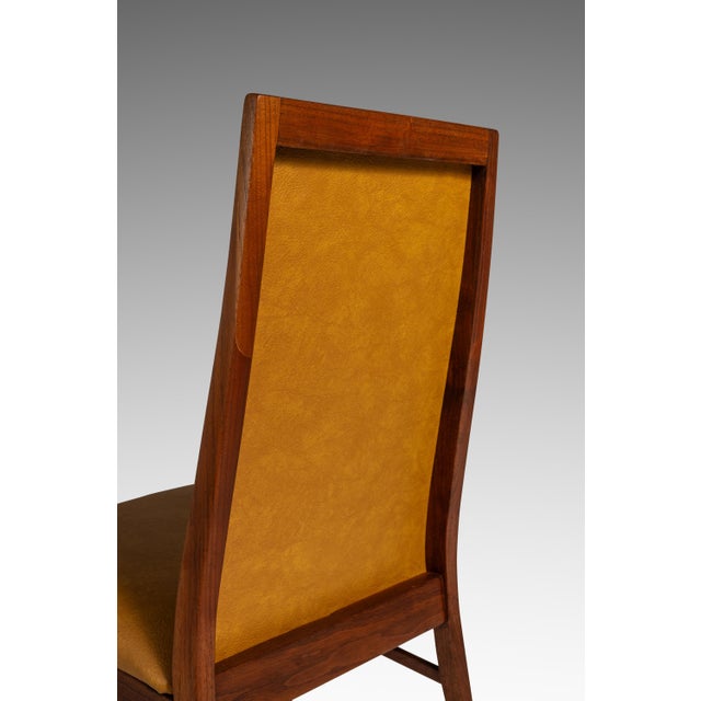 Restored Mid-Century Modern High-Back Desk / Side/ Dining Chair in Walnut by Milo Baughman for Dillingham, Usa, C. 1960s For Sale - Image 15 of 18
