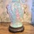 Teal 1980s Heyward House Pastel Teal & Pink Tobacco Leaf Ceramic Table Lamp W/ Foo Dog Handles Chinoiserie Hollywood Regency Palm Beach For Sale - Image 8 of 14