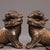 Metal Pair of Antique Gilt Bronze Pixiu Statues, Mythical Beast Figures, 1.37kg For Sale - Image 7 of 9