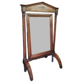 Large French Cheval Mirror, 1820 For Sale