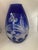 A striking Mid-Century Bohemian Ovoid lead crystal vase featuring exceptional hand-cut artisan craftsmanship. Originating...
