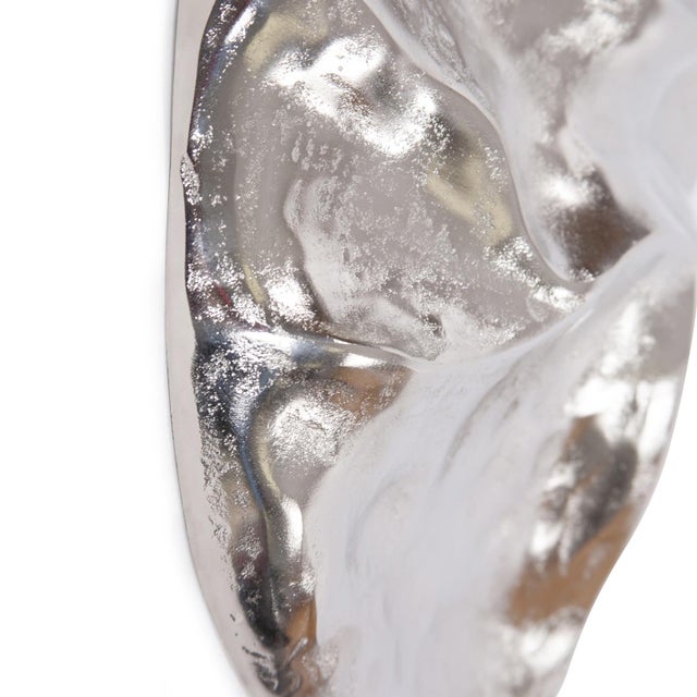 Kenneth Ludwig Chicago Round Metal Amorphic Wall Decor- Small For Sale - Image 4 of 7