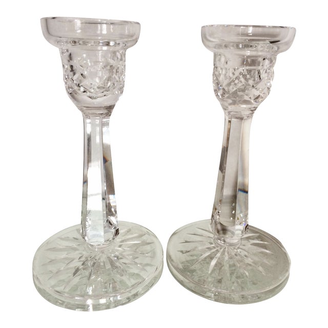 Vintage Waterford Candlesticks A Pair Chairish