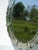Vintage Venetian Oval Mirror with Pediment, 1950s For Sale - Image 17 of 18