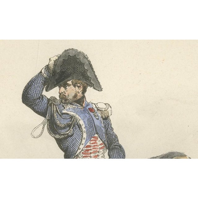 Mid 19th Century Orderly Officer to the Emperor, 1843, Paper For Sale - Image 5 of 11