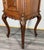 Brown Antique French Oak Bedside Table with Marble Top For Sale - Image 8 of 12