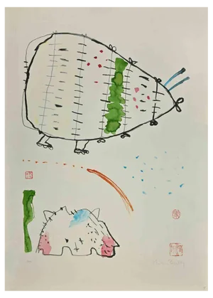 Martin Bradley, The Mouse, Lithograph, 1970s