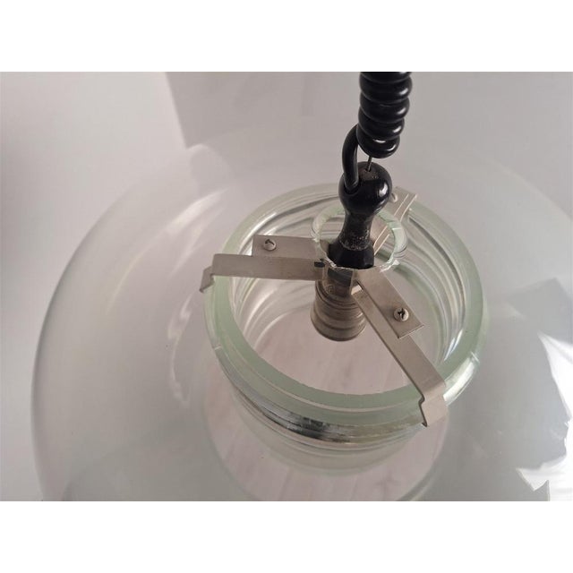 Model 2119 Chandelier with Shaded Glass by Gino Sarfatti for Arteluce, 1960s For Sale - Image 17 of 18